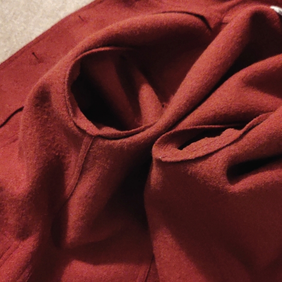 Talbots Pumpkin Spice Boiled Alpaca and Wool Blend Jacket, Size M - Picture 12 of 13